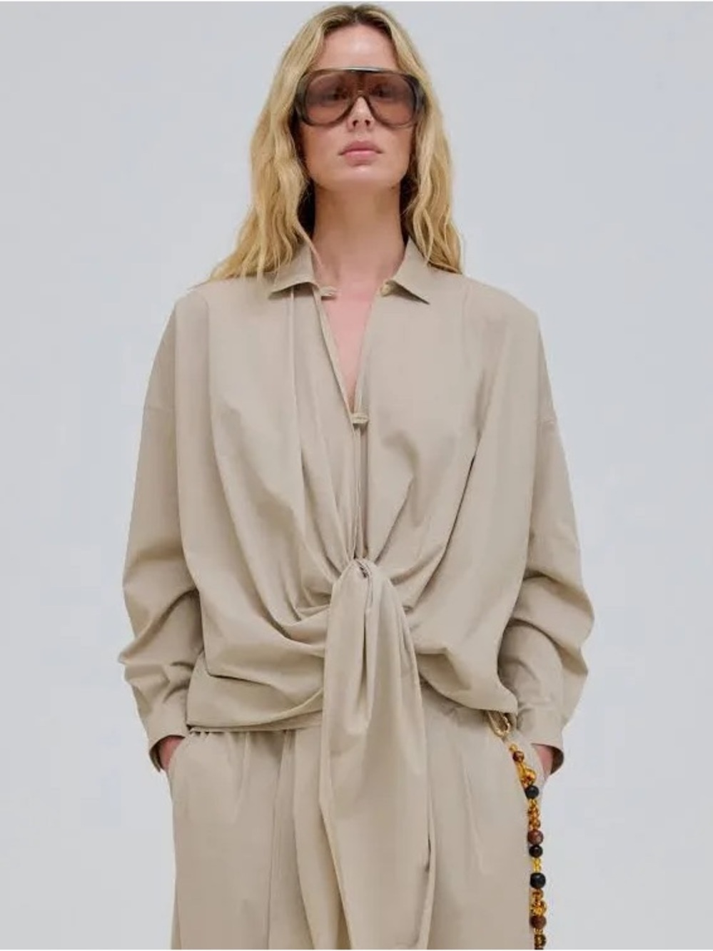 DARKPARK drape shirt